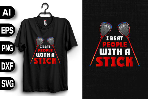 Beat People With A Stick Graphics and T-Shirt Designs