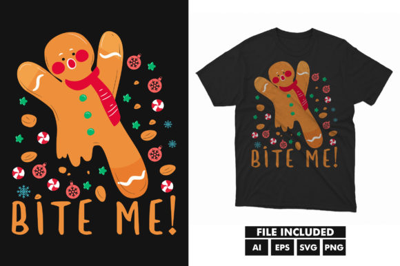 Christmas Gingerbread Cookies SVG Shirt Graphics