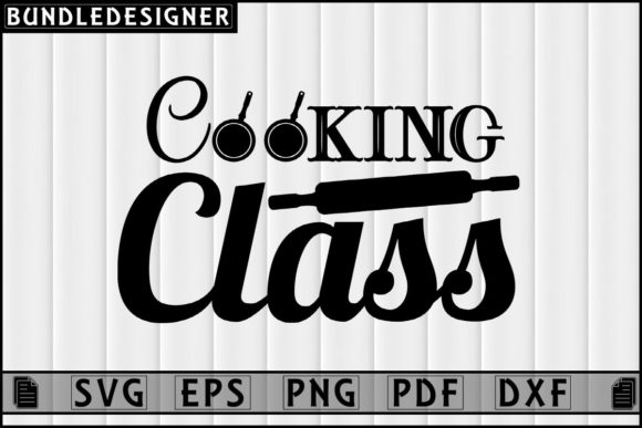 Cooking Class-Kitchen Svg T-shirt Design