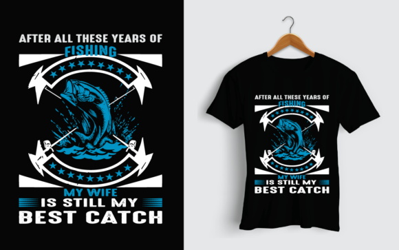 Creative Fishing T-Shirts Design