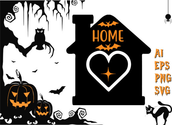 Haunted Home Halloween T-Shirt