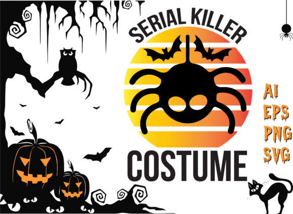 Serial Killer Costume Halloween T-Shirt: Graphics and Crafts for Bold Branding