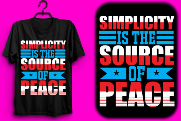 Simplicity is the Source of Peace Graphics