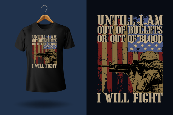 U.S Military-Army Veteran T-shirt Design: Graphics and Print Templates